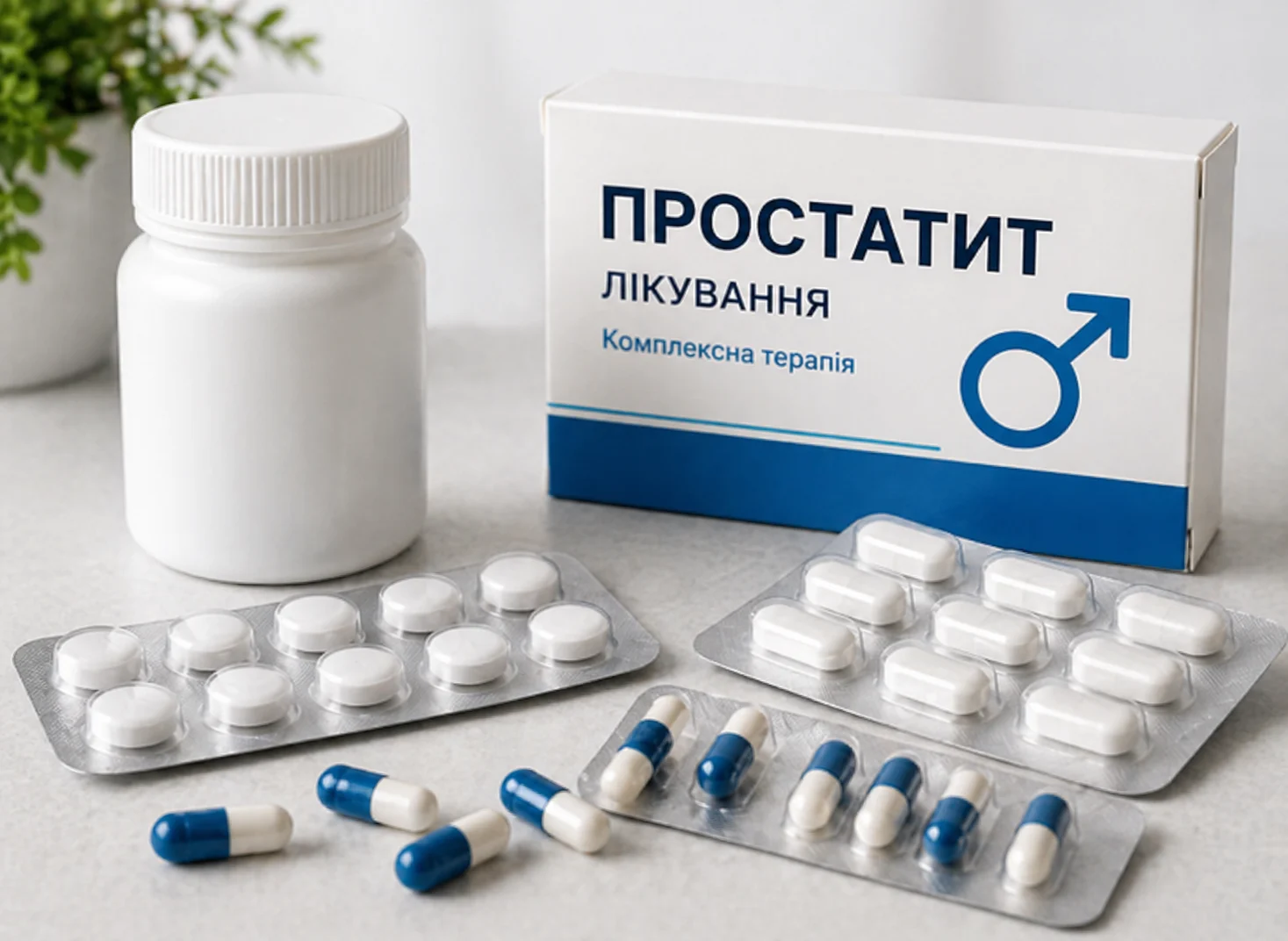 Медикаментозне лікування простатиту