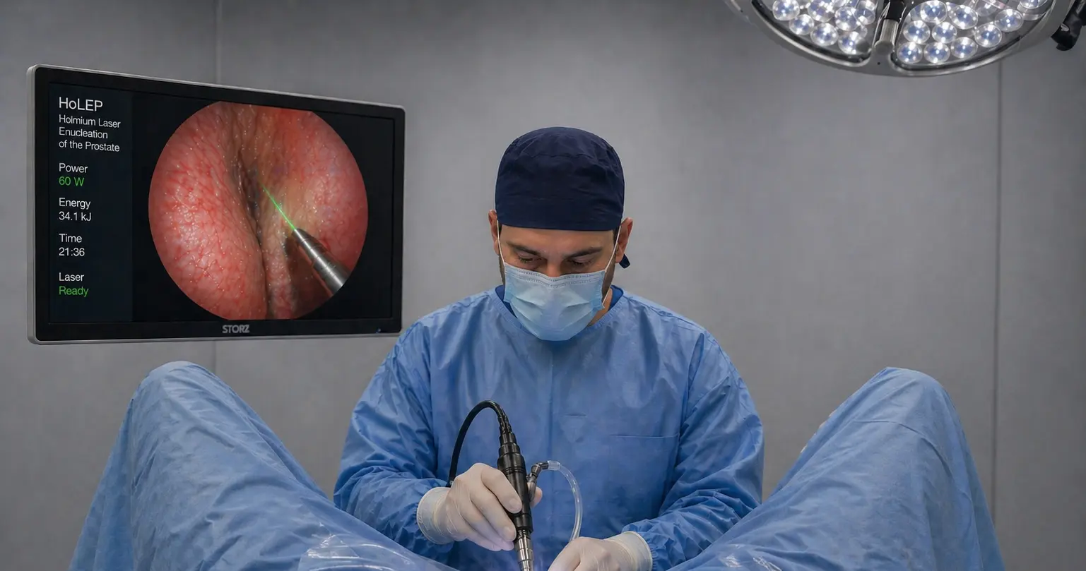 Ендоскопічне лікування аденоми простати методом HoLEP