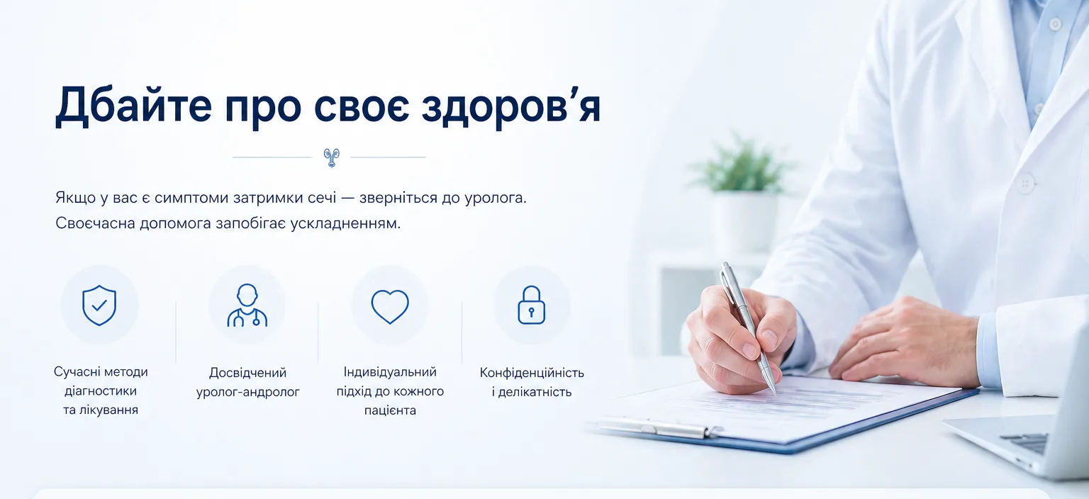 Консультація уролога у Києві при симптомах аденоми простати